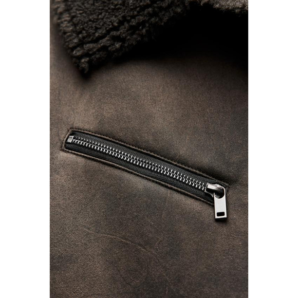 Zara Double Faced Jacket ZW Collection Size M NWT - Picture 8 of 10